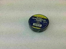 BLACK INSULATED ELECTRICAL TAPE PVC VINYL .71" x 60 FT