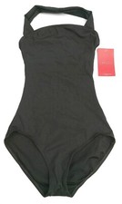 Capezio The Dancemaker Women Halter Leotard TB150 Black Small Youth