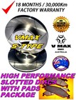 <!--F#f_0-->S fits HOLDEN Commodore VE SSV With Front Brem Cal 06-12 REAR Disc Rotors & PADS<!--F/-->