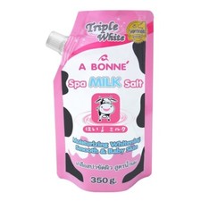A BONNE  Spa Milk Salt Moisturizing Whitening Salt Scrub Pouring 350 g.