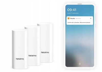 Y3 Netatmo DTG-FR Smart ffnungsmelder fr Tren und Fenster, kabellos, einteilig