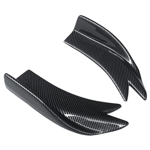 Rear Bumper Fin Canard Splitter Diffuser Spoiler Anti-crash Wrap Angle ...