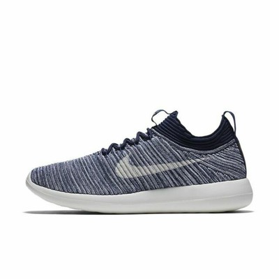 nike roshe two flyknit mujer azul