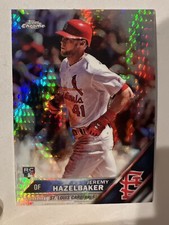2016 Topps Chrome #110 Prism Refractor Jeremy Hazelbaker RC Rookie