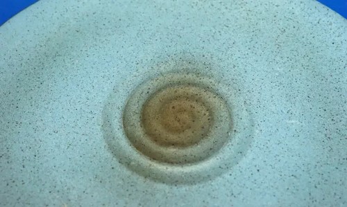 Galvani Pordenone Italy 4 plates futurist ceramic decor. airbrush spiral relief - Picture 17 of 22