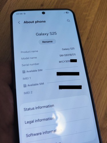 Samsung Galaxy S25 5G SM-S931B/DS 128GB 12GB Navy Ohne Simlock - Bild 12 von 12