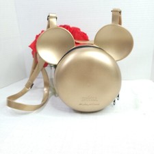 Nwot Disney Parks Melissa Gold Mickey Mouse Jelly Crossbody Bag Vhtf Rare