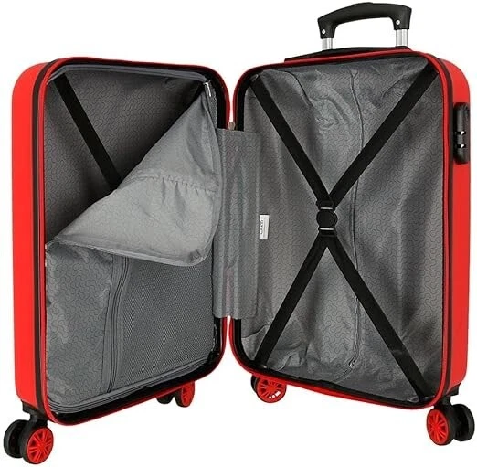 Topolino Valigia Cabina 55cm ABS Rigida Trolley Bambini Bagaglio a mano 4 Ruote - Immagine 2 di 4