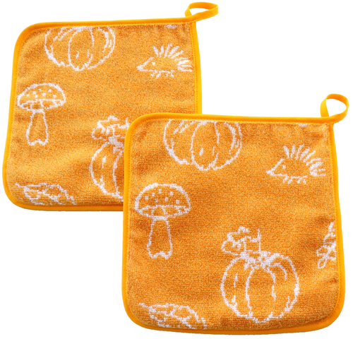 2x aletas de maceta otoño Kracht rizo cocina calabaza erizo natural setas animales hojas - Imagen 1 de 3