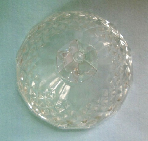 Vintage Footed Clear Candy Dish & Lid Longchamp by Cristal D'Arques-Durand - Picture 6 of 8