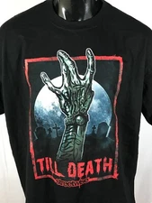 STREETWISE Till Death SHIRT 3XL Los Angeles Gangster OG Hip Hop Dead Hand Grave