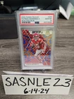 2020 Panini Mosaic Patrick Mahomes MVPs Insert Reactive Blue PSA 10
