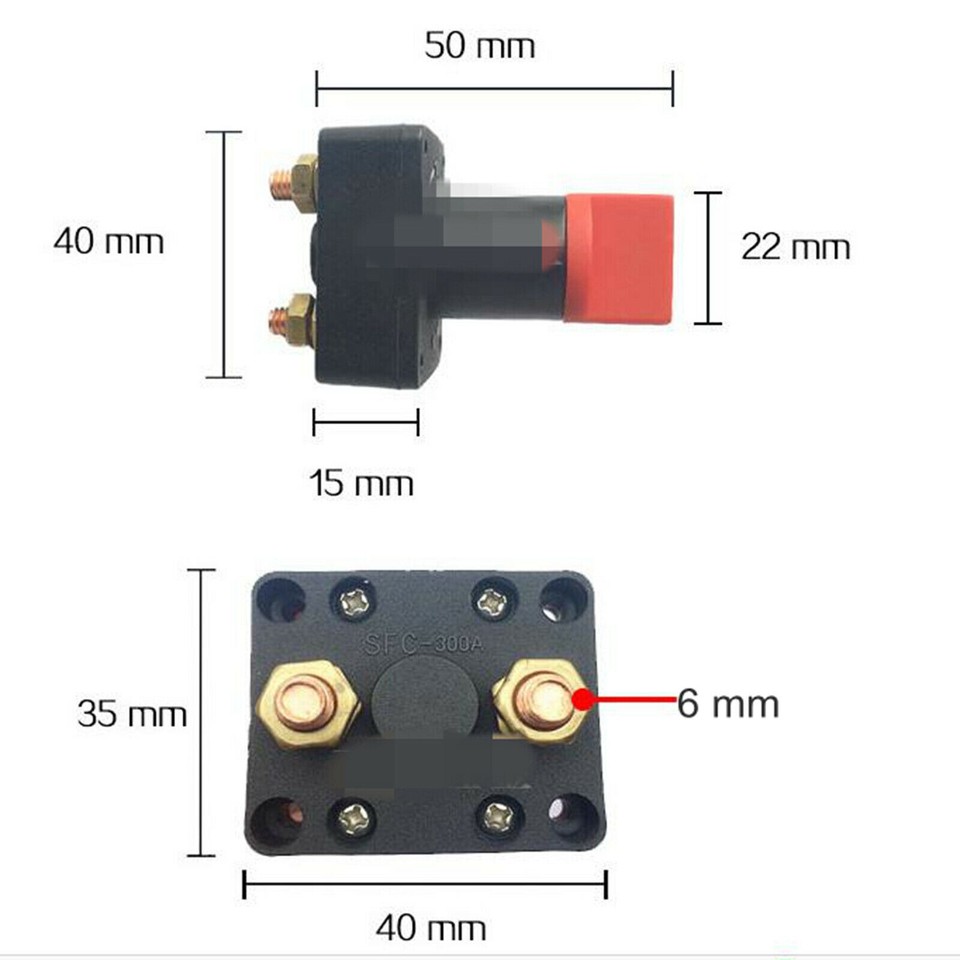 Battery Disconnect Cut On/Off Rotary Switch Car RV ATV Marine Switch ...