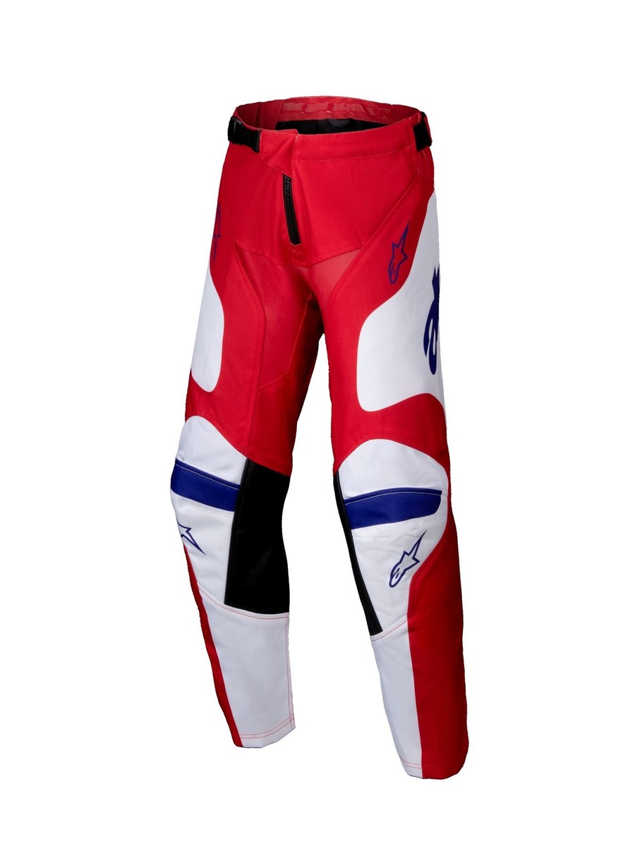 Alpinestars 2025 Racer Veil Youth Motocross Pants Bright Red White Kids  Junior