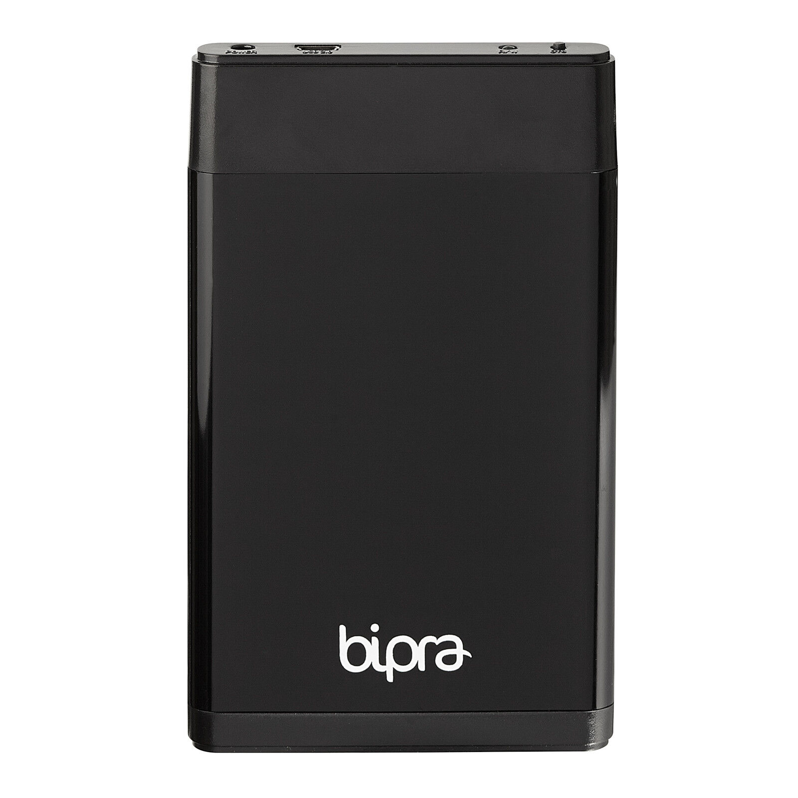 Bipra 2TB External Portable Hard Drive with One Touch Back Up Software - Black