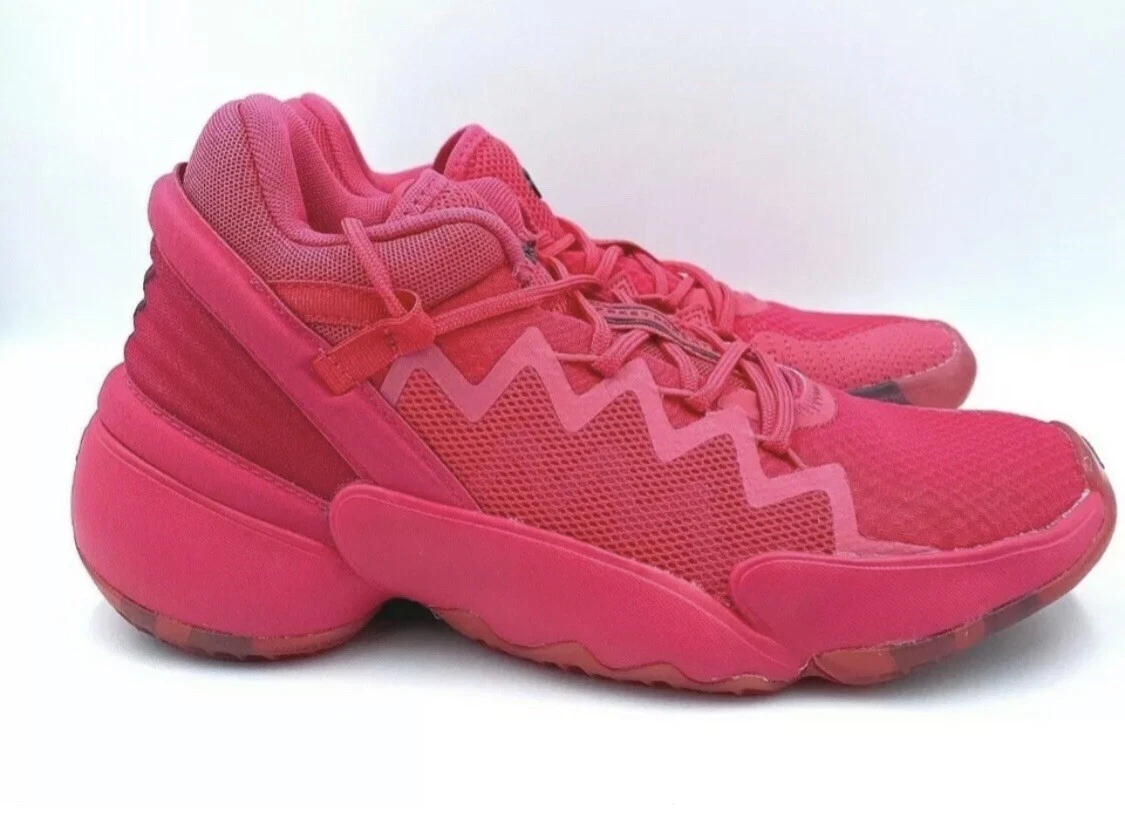 Adidas DON Issue 2 Crayola Power Pink Crayon Basketball Shoes