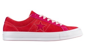 converse one star red pink