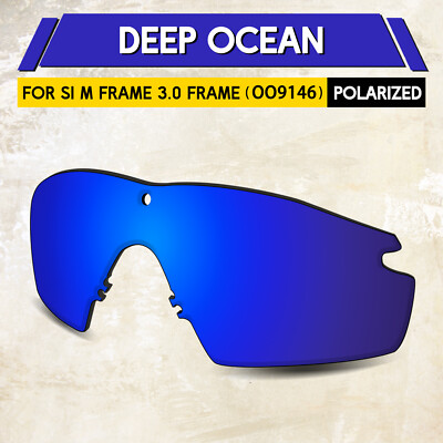 1.5MM POLARIZED Replacement Lenses for Oakley Si M Frame 3.0 OO9146, Deep Ocean
