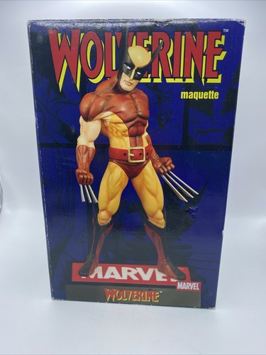 Wolverine Maquette Statue Diamond Select Brown 2005 MARVEL RARE-783/2500-SEALED - Picture 1 of 5
