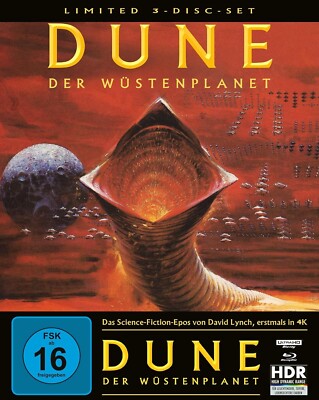 Dune - Der Wüstenplanet (Mediabook A, 4K-Ultra-HD + 2 Blu-rays)
