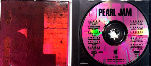 PEARL JAM - Self Titled - CD 1988 Compact Disc / Digital Audio 1981 - Imagen 3 de 3