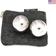 Bloodstone Baoding Balls - Hand Therapy, Exercise, and Stress Relief - 2 Count