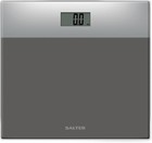 Salter Digital Bathroom Scale Body Weight Display Glass Platform Silver/Grey