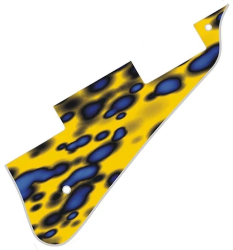 Pickguard  Graphical Compatible with Gibson LP Guitar Blue Blotch