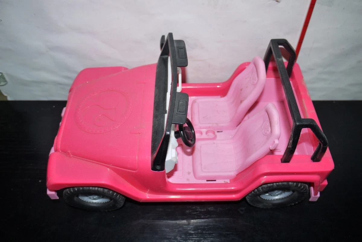 2008 BARBIE Bright HOT PINK JEEP BEACH CRUISER Surfer Car N6778 eBay