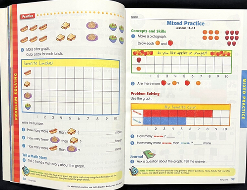 1st Grade -MATH STUDENT WORKBOOK (The Millennium Edition)(2001, Foresman/Wesley) - Picture 10 of 20