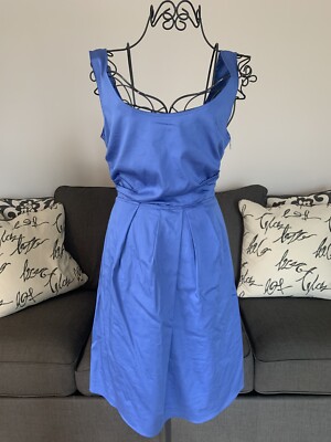 tahari royal blue dress