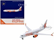 BOEING 737 MAX 8 AIRCRAFT "AIR INDIA EXPRESS" 1/400 DIECAST BY GEMINIJETS GJ2260