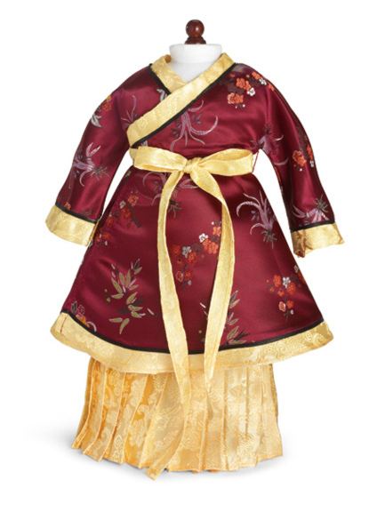Doll Clothes Chinese Yuan Dynasty Jacket & Skirt fit 18 in American Girl Dolls
