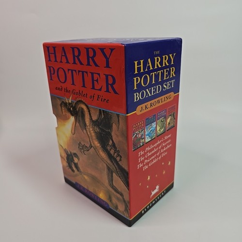 Harry Potter Boxed Set Four Volumes by J. K. Rowling Paperback Bloomsbury 1 - 4 - Picture 2 of 6