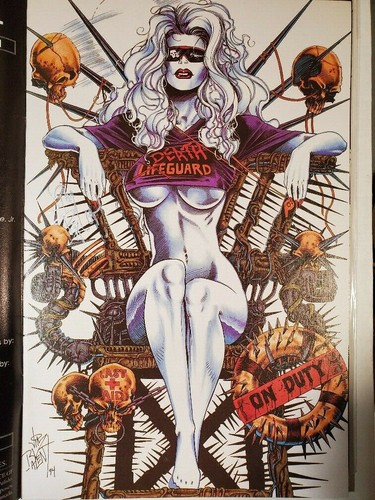 LADY DEATH Badeanzug Special #1 signiert von 10 mit Echtheitszertifikat, Hughes, Balent, Linsner, Tucci NM - Bild 4 von 12