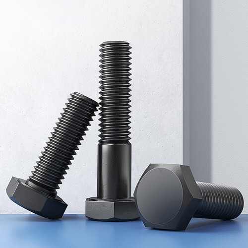 Part/Full Threaded Hexagon Bolts Hex Screws High Tensile Black M4 M5 M6 M8 M10 - Picture 2 of 11
