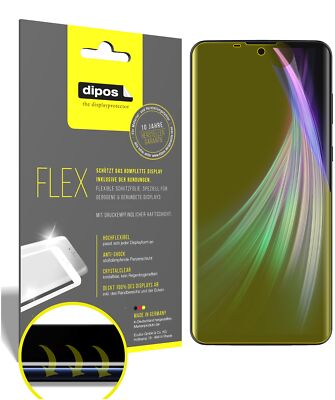 3x Sharp Aquos Zero 2 Schutzfolie Folie, 100% Displayabdeckung, dipos Flex