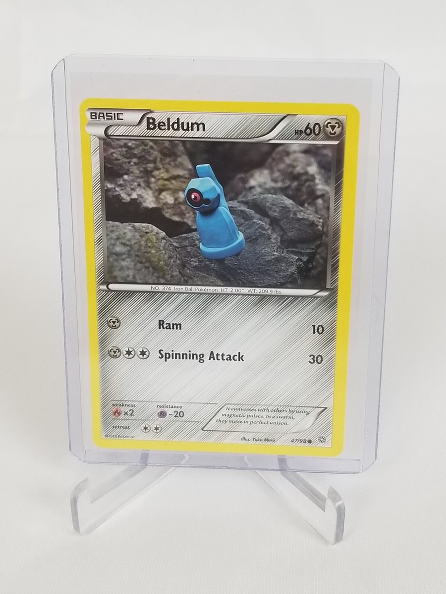 Beldum Basic Hp 60 Metal #47/98 Pokemon 2015 Card
