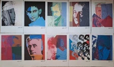 Andy Warhol Signed - Ten Portraits of Jews of the Twentieth Century-Certificate