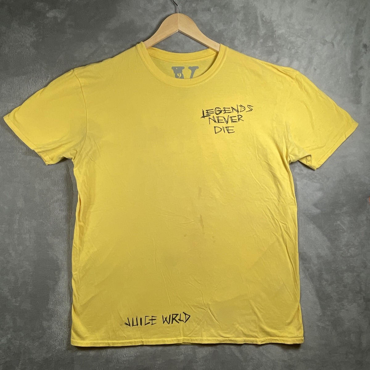 VLONE X Juice WRLD T-Shirt 2XL INFERNO Legends Never Die 999