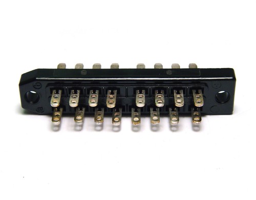 16-polige Tuchel Messerleiste, T2670 016, Meßgeräte-/Studio-Stecker, 71 mm, NOS - Picture 2 of 3