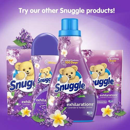 Snuggle Exhilaration Laundry Scent Booster Lavender Vanilla Orchid 20 Pods 4Pak - Picture 10 of 11