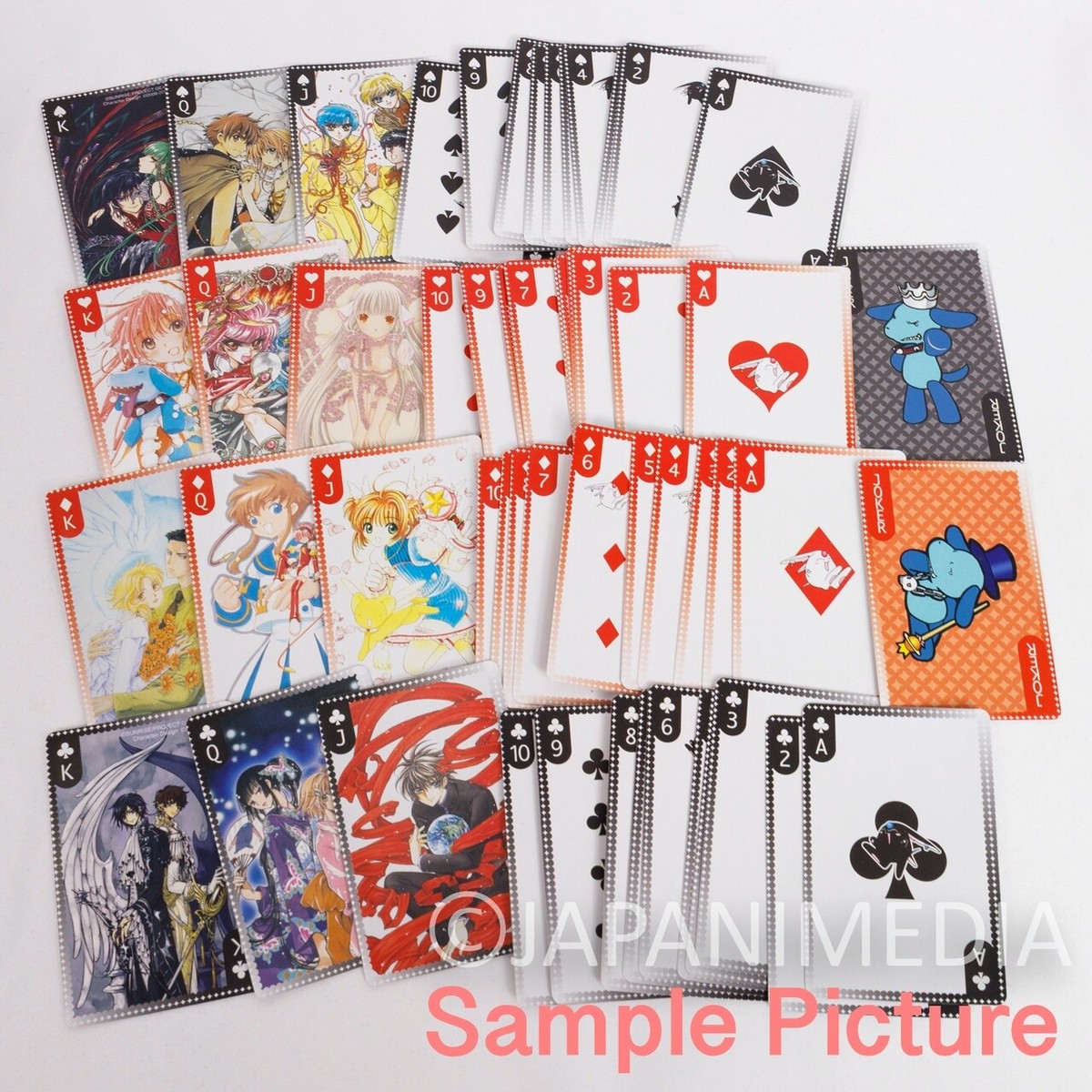 CLAMP TRUMP ALL CHARACTER うたわれるもの 特製トランプ CLAMP TRUMP ALL CHARACTER うたわれるもの 特製トランプ CLAMP