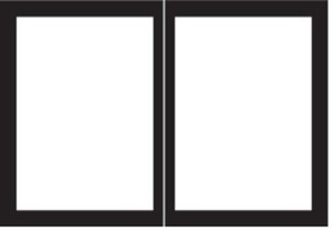 Empire Comfort Rectangle Door Set For Deluxe 32 Fireplaces