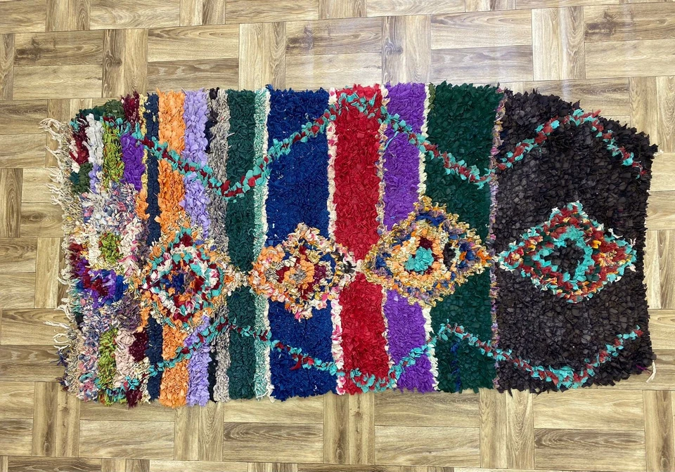 Teppiche Area Rug,Soft Entryway Kilim Runner,Solid Carpet,Living Room Rug,3x6'ft - Image 2 of 4