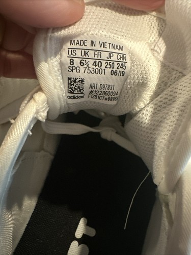 SCARPE DA PALLAVOLO ADIDAS CRAZYFLIGHT X 3 BOOST NUOVE CON ETICHETTE D97831 BIANCHE DONNA taglia 8 - Foto 9 di 12