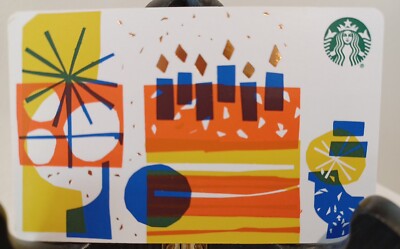 STARBUCKS CARD 2017 '' BIRTHDAY   CAKE '' GREAT PRICE ~ NO VALUE~ BRAND NEW