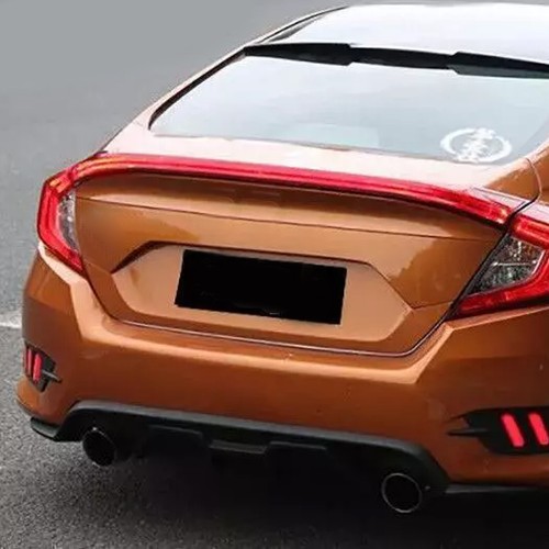 For Honda Civic 10Th Sedan 2016-2021 LED Rear Spoiler Lamps Tail Lights Wing - Picture 6 of 22