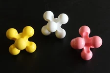 Set of 3 Soft Sensory Massage Blocks - Anxiety & Stress Relief Unique Fidget Toy