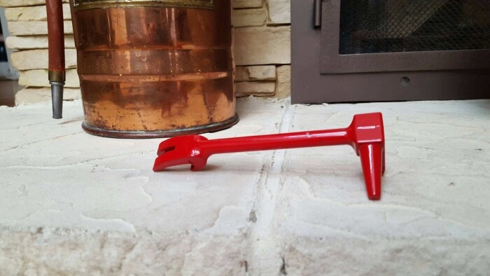 Red Halligan Firefighter Bottle Opener - Great Firefighter Gift